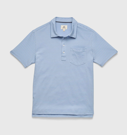 Michael Stripe Polo - Forever Blue Stripe