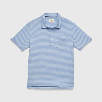 Michael Stripe Polo - Forever Blue Stripe