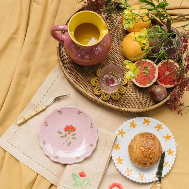 Blossom Sand Placemat (Set of 4)-gallery-47755218059545