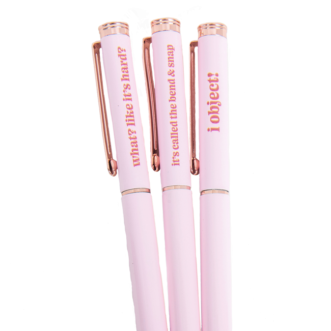 It’s Giving Elle Woods 3-Piece Pen Set-gallery-33892987666498