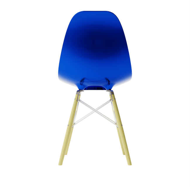 Metallic Blue MicroShell Chair™-gallery-47786857333022