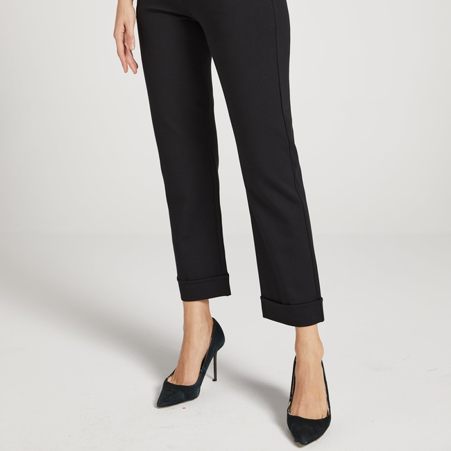 Easy Crop Trouser | Straight (Black)-gallery-43178642243836