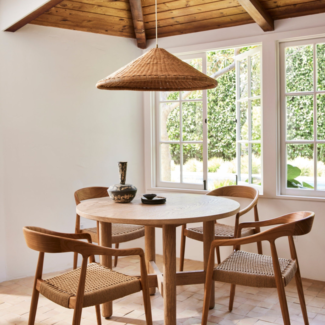 Kasbah Rattan Pendant-gallery-31792405446717
