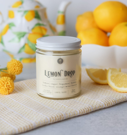 Lemon Drop Scented Soy Candle - 8 oz.