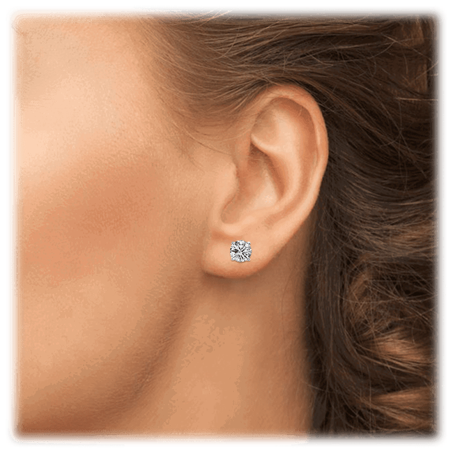 Aria Cubic Zirconia Stud Earrings-gallery-30352364896314
