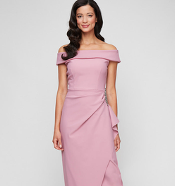 Dana Off-the-Shoulder Contour Dress