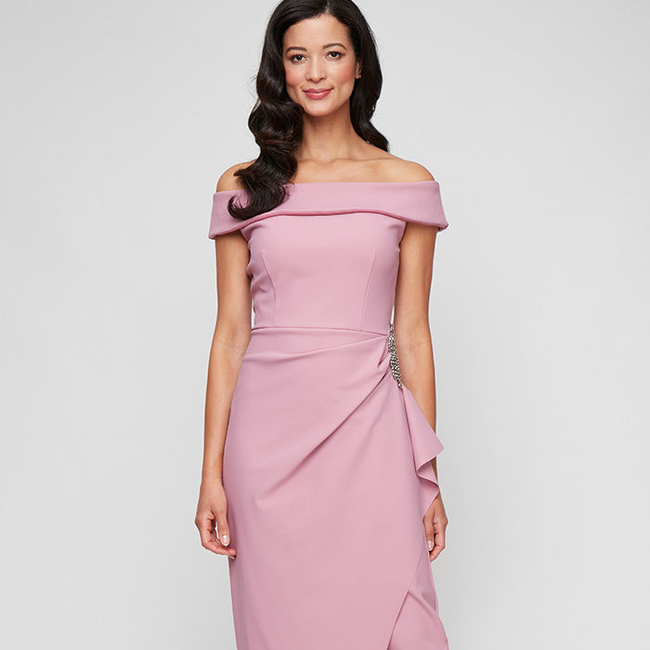 Dana Off-the-Shoulder Contour Dress-gallery-42908900753664