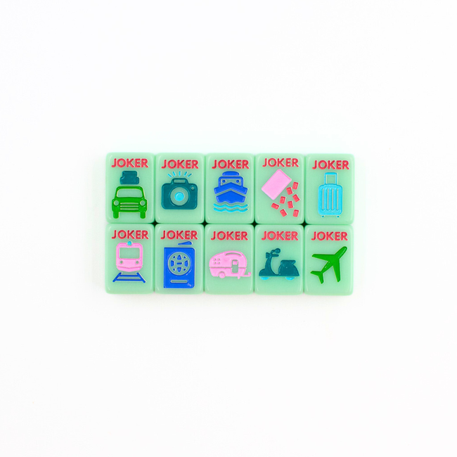 MINI TRAVEL MAHJONG | Mini Anywhere Series | Green-gallery-50432759202103