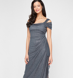 Hannah Glitter Mesh Gown