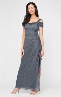 Hannah Glitter Mesh Gown