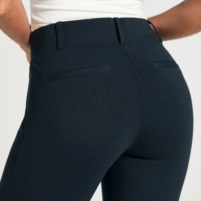 Classic Dress Pant Yoga Pant | Straight (Navy)-gallery-41955675111676