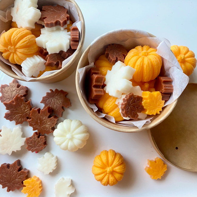 Fall Wax Melts Hello Pumpkin | Orange, Apple, Mandarin, Peppercorn, Vanilla Coco Tarts-gallery-30264580112454