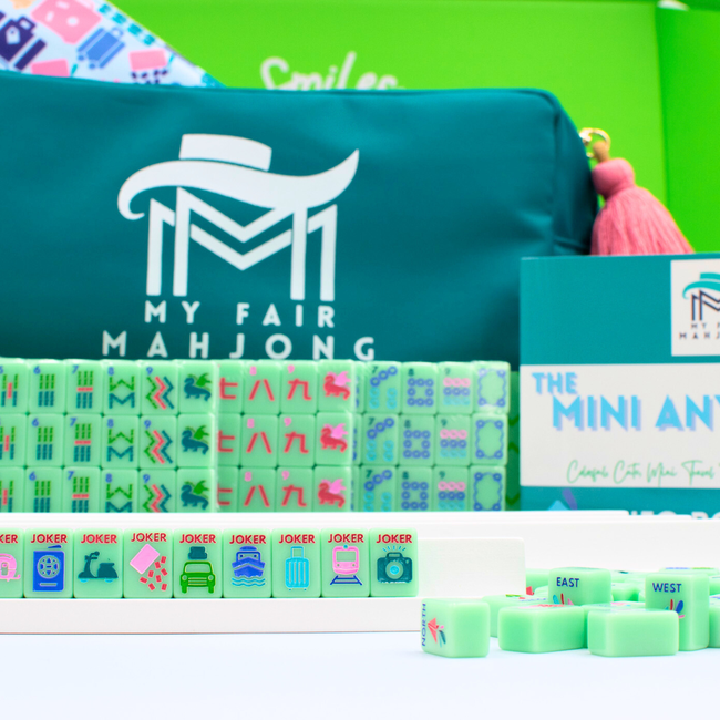 MINI TRAVEL MAHJONG | Mini Anywhere Series | Green-gallery-50432759038263