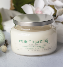 Easter Morning Soy Candle Bamboo Coconut Pineapple
