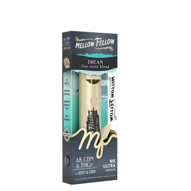 Dream Blend 2ml Live Resin Disposable Vape - MK Ultra (Indica)-gallery-37327751643342