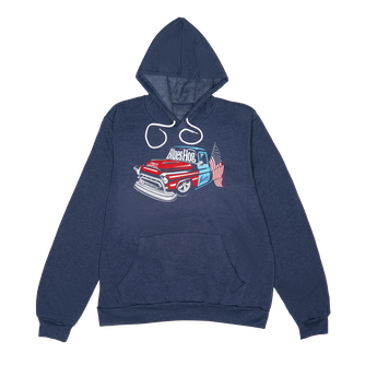 Blues Hog Patriotic Truck Hoodie
