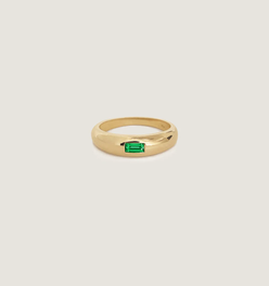 Natalie Dome Ring Emerald