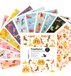 Holidays 12-Pack Pupper Towels Swedish Dishcloths