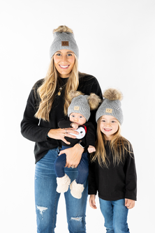 Mommy & Me Matching Pom Beanies (ATIPB)