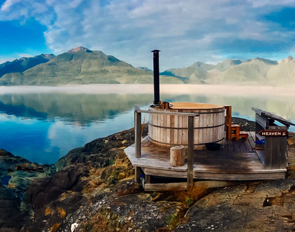 Wood Fired Hot Tub