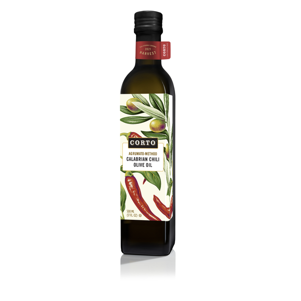 HOT FOR THE HOLIDAYS:  CORTO AGRUMATO-METHOD CALABRIAN CHILI OLIVE OIL IS NOW AVAILABLE