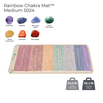 Rainbow Chakra Mat™ Large 7428 Firm | Photon PEMF InfraMat Pro® Third Edition