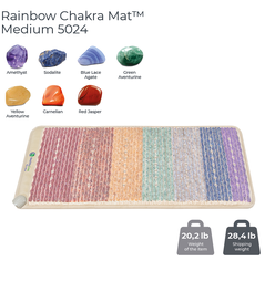 Rainbow Chakra Mat™ Medium 5024 Firm | Photon PEMF InfraMat Pro® Third Edition
