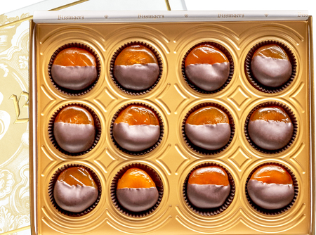 Glaceed Apricots Au Chocolat - 12 PC