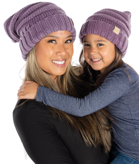 Mommy & Me Matching (No Pom) Beanies (ATIB)