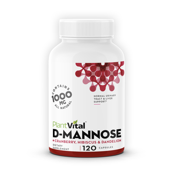Plantvital D Mannose Capsules with Cranberry