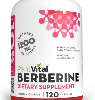 PlantVital Berberine - Supplement for Immunity Support and Normal Cardiovascular Health