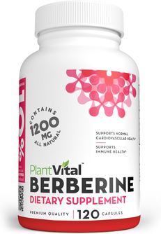 PlantVital Berberine - Supplement for Immunity Support and Normal Cardiovascular Health