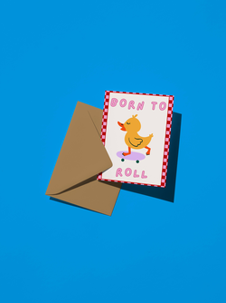 Born to Roll Card