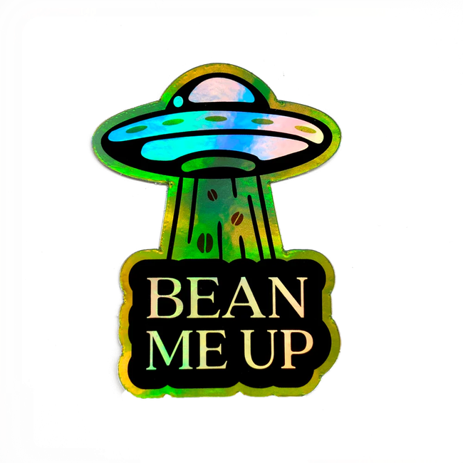 BEAN-ME-UP-Holographic-Sticker.webp