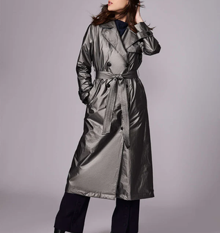 Luxe Belted Long Rain Coat