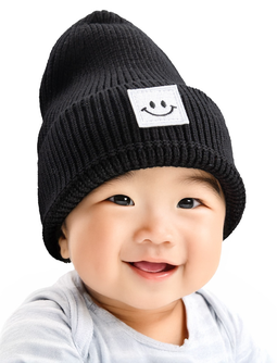 Infant Smiley Face Beanie (BHB)