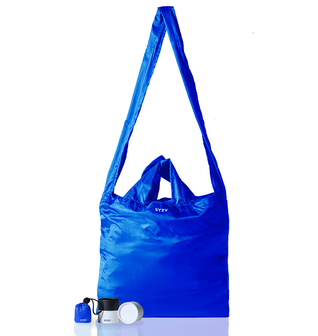 COBALT BLUE PACKABLE TOTE BAG