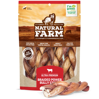 Braided Power Bully Sticks - 6 Inch