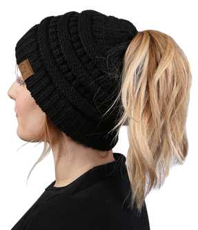 Women's Ponytail Beanie (BT-6020a)