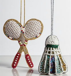 Badminton Ornament Set