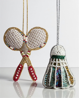 Badminton Ornament Set