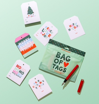Holiday Bag of Tags and Sticker Bundle