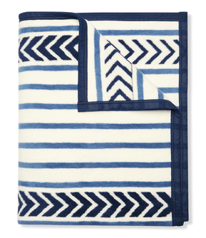 Bar Harbor Stripe Blanket