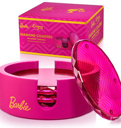 Barbie™ x Dragon Glassware® Coasters Set