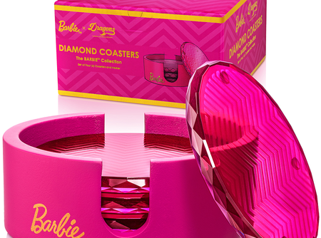Barbie™ x Dragon Glassware® Coasters Set
