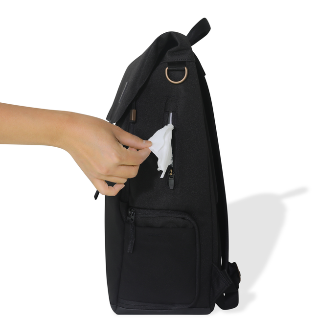 Black Backpack side with wipes.jpg