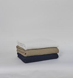 Saatva Waffle Knit Blanket