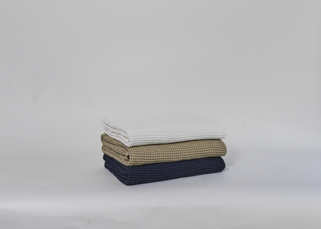Saatva Waffle Knit Blanket