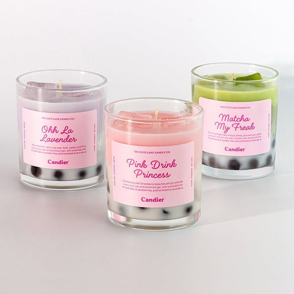 Candier® Launches Cozy Matcha and Boba-Themed Candles