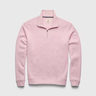 Bobby Cashmist Fleece Quarter Zip - Pink Heather